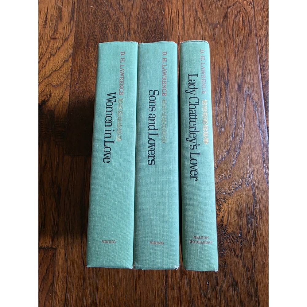 Antique DH Lawrence 3 Book Set - Excellent Condition